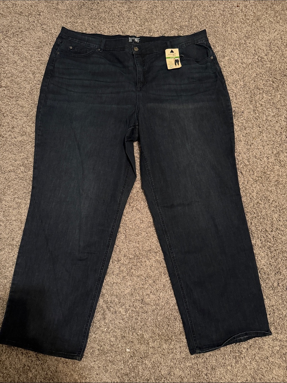 Terra & Sky Dark Wash Straight Leg Jeans